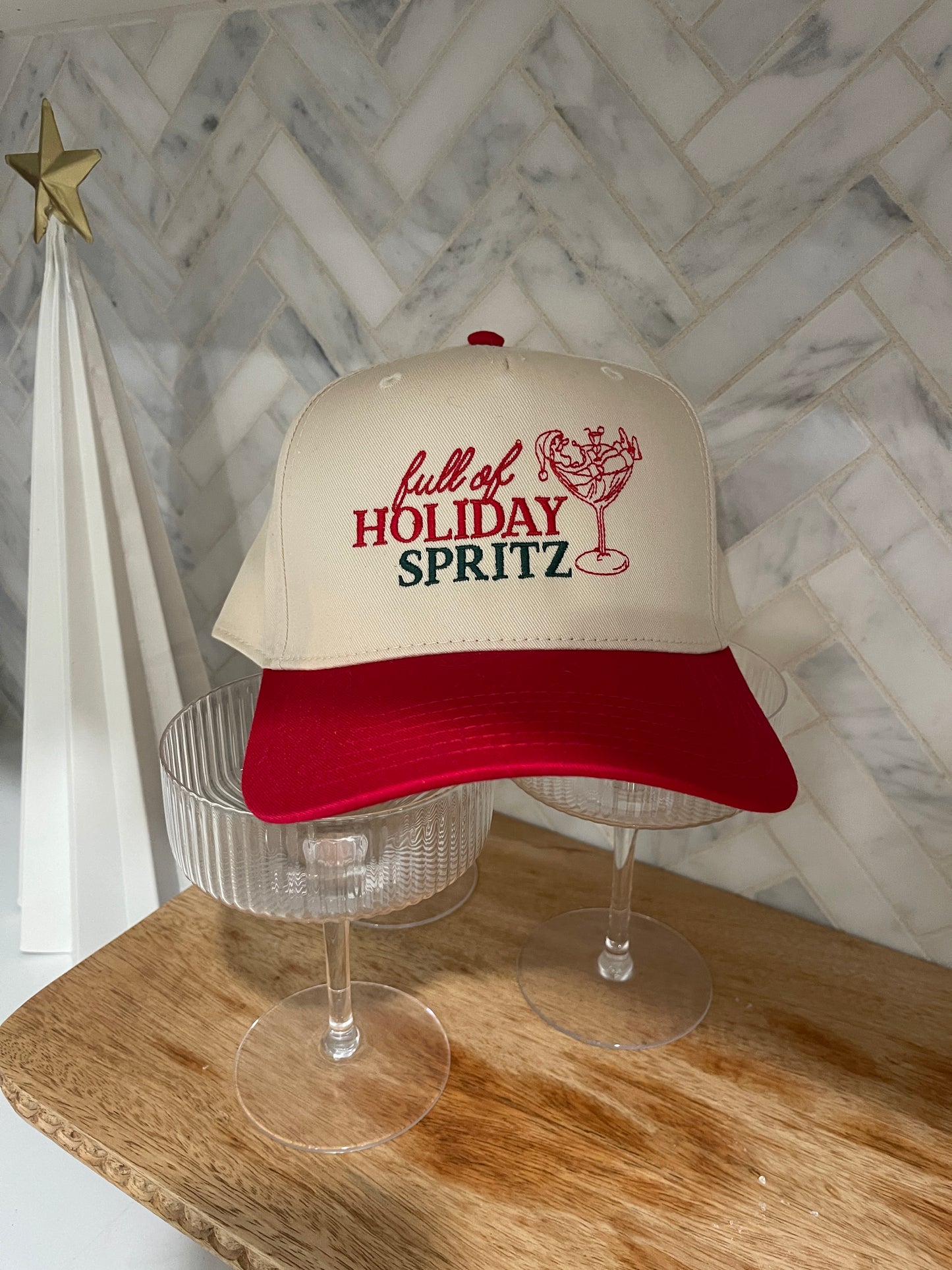 Full Of Holiday Spritz Trucker Hat