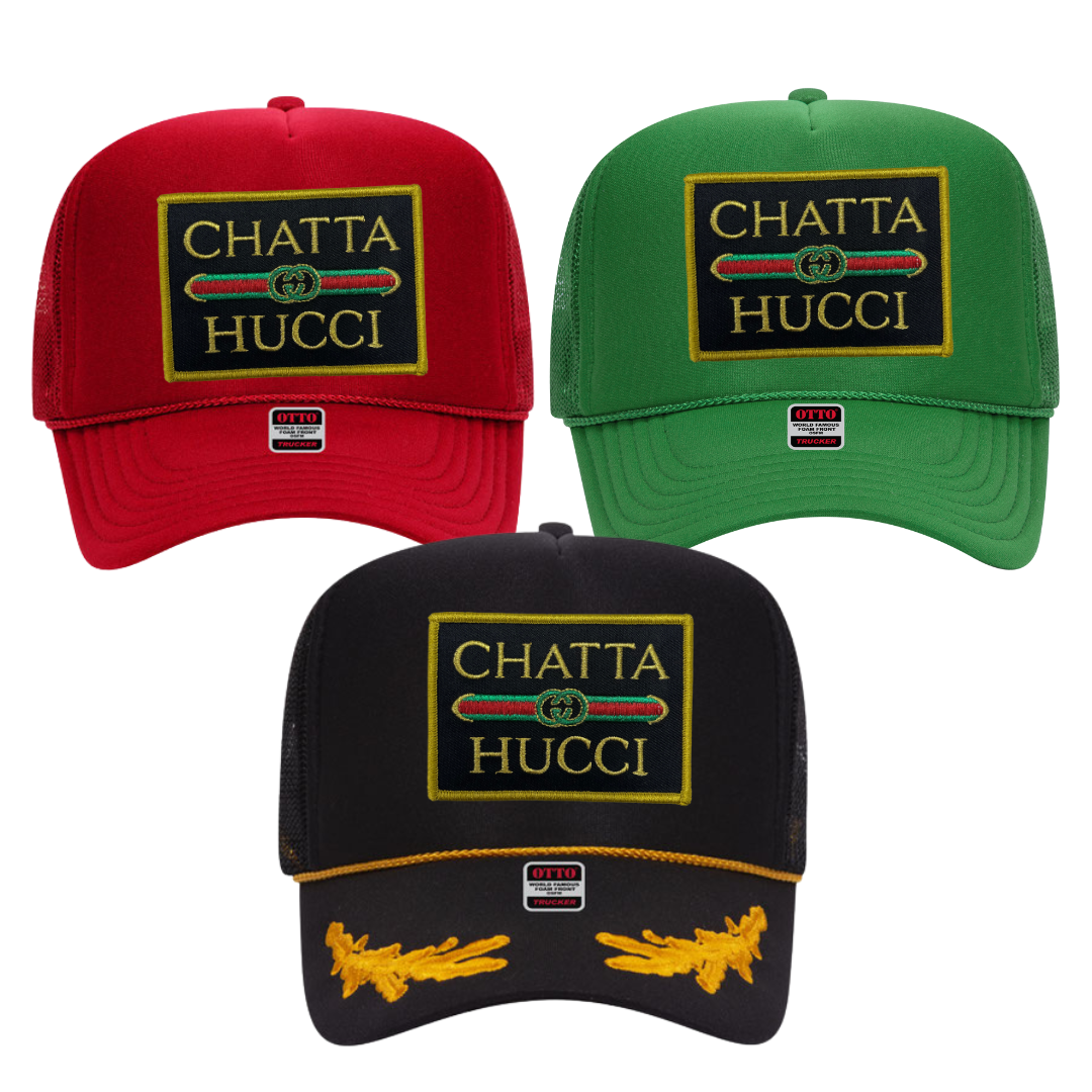 Chatta Hucci Patch Trucker Hat