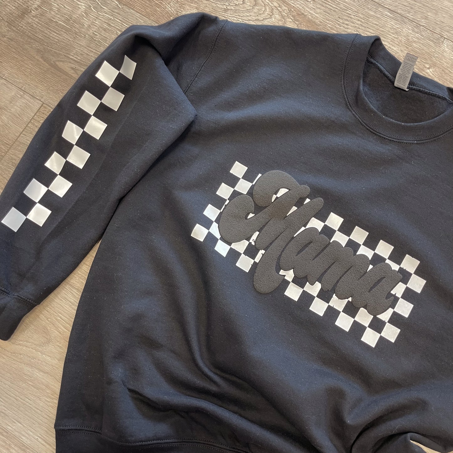 Checkered Mama Sweater