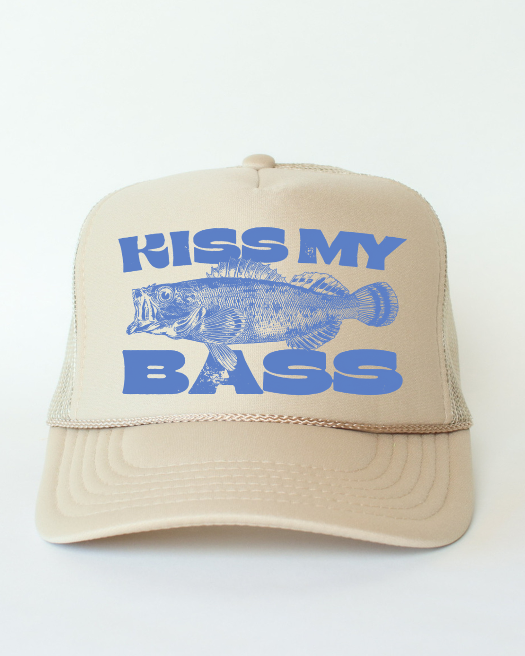 Kiss My Bass Trucker Hat