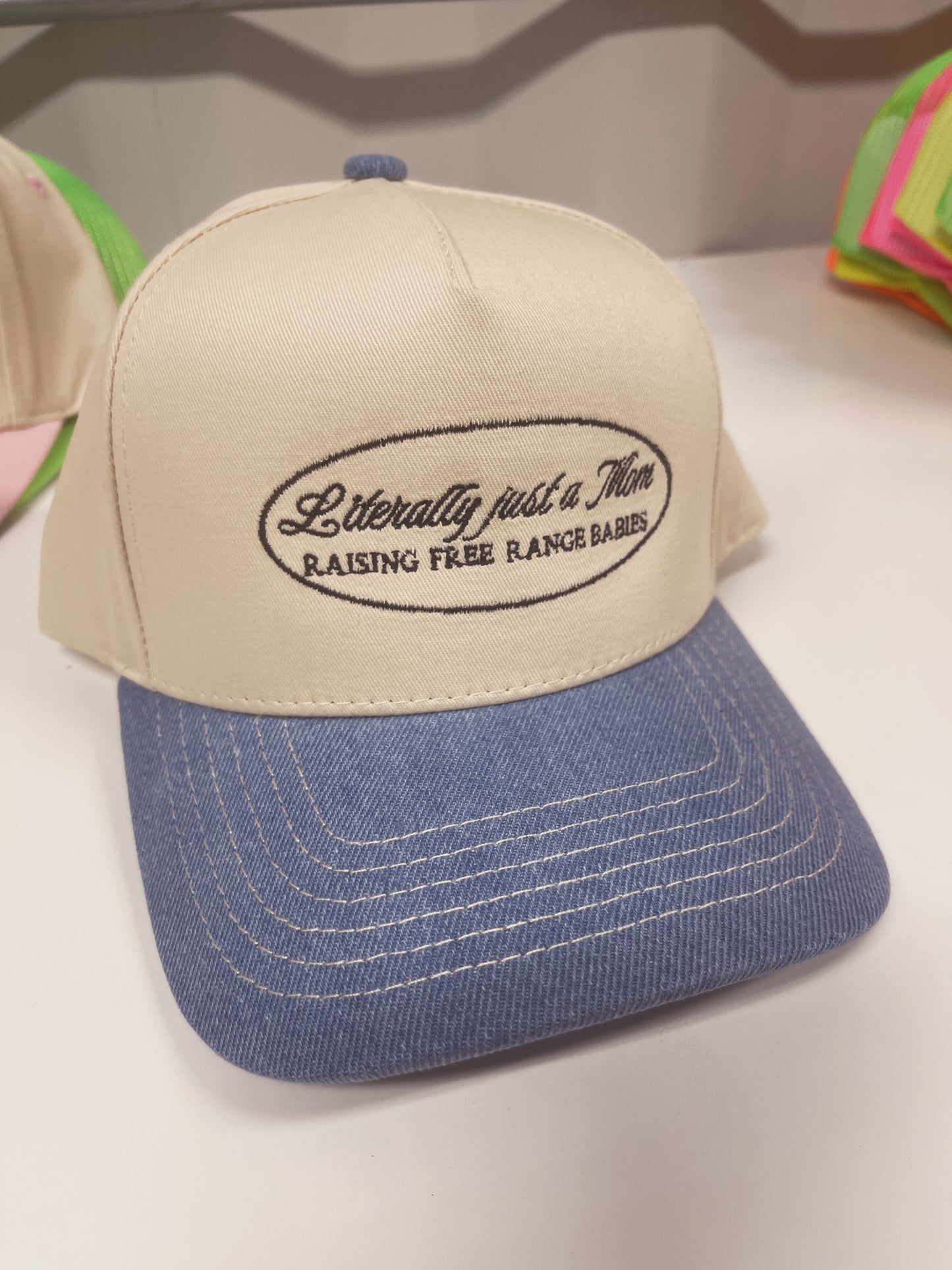 Literally Just A Mom Trucker Hat