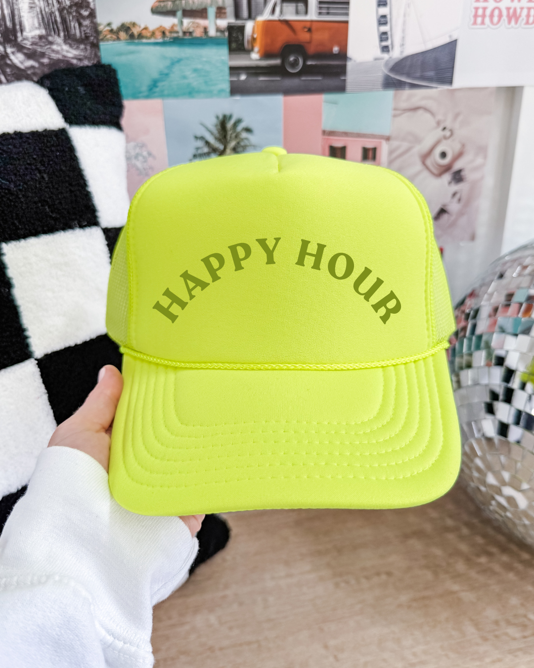Happy Hour Trucker Hat