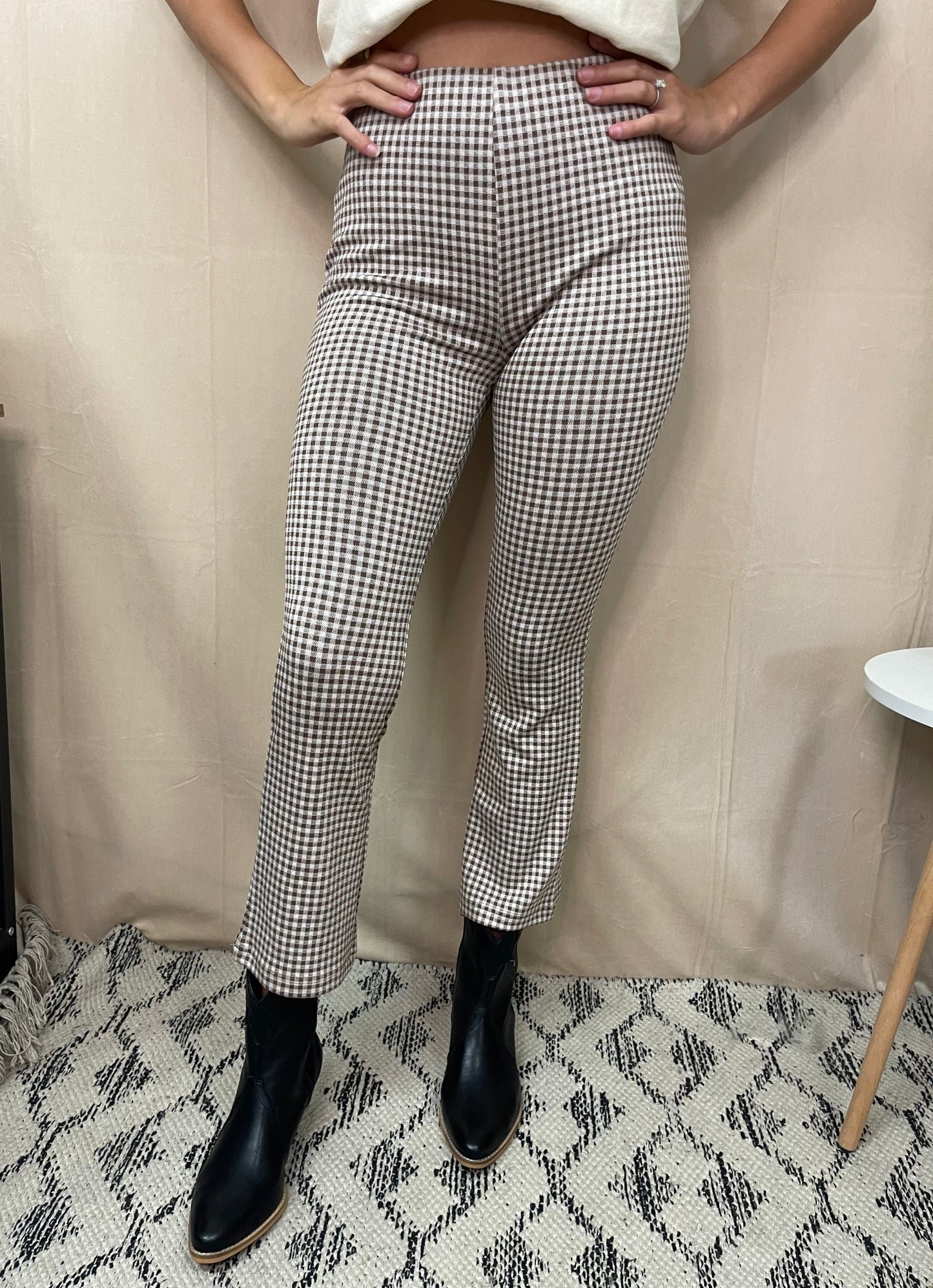 Gingham Pants