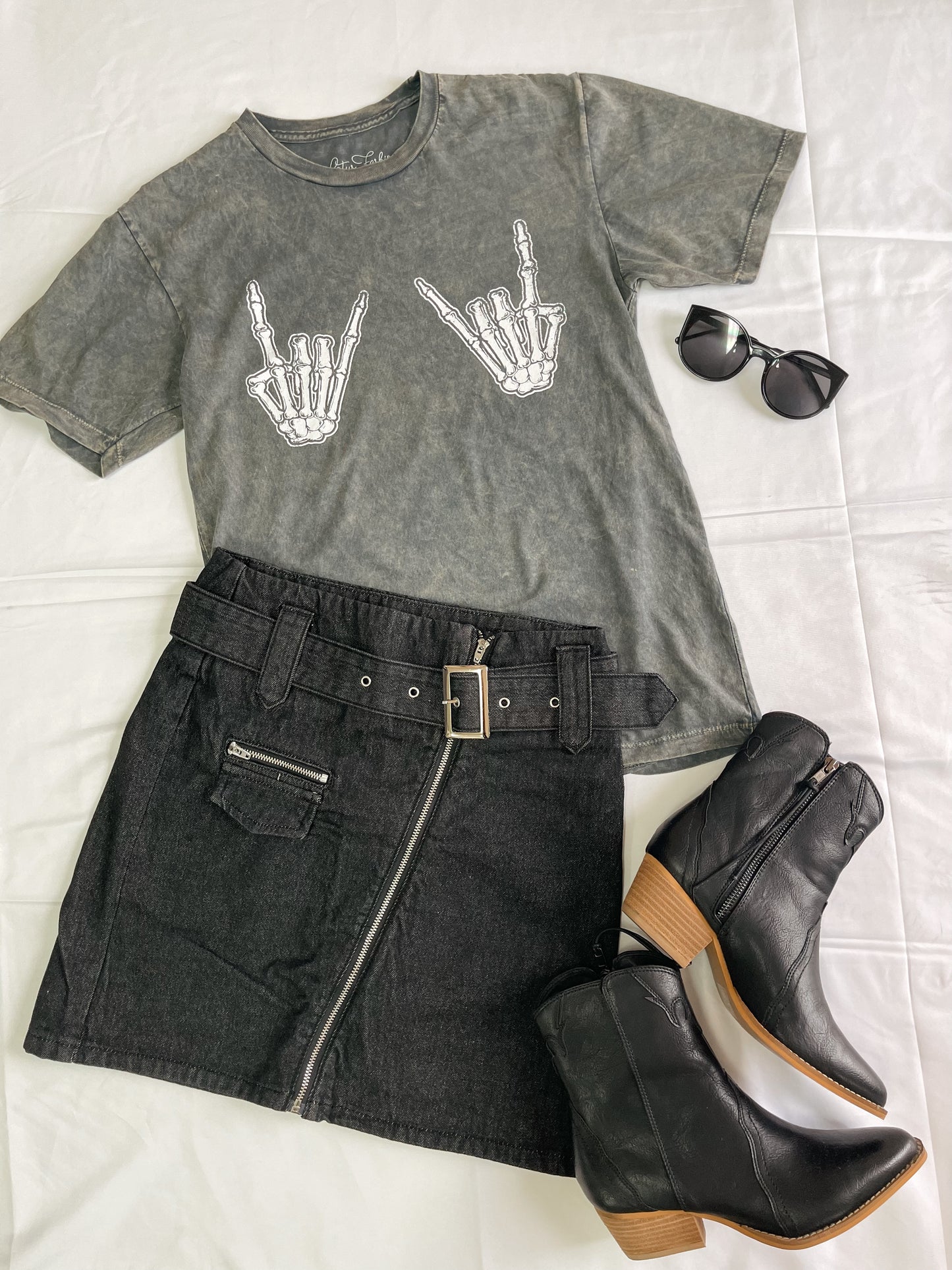Denim Mini Skirt