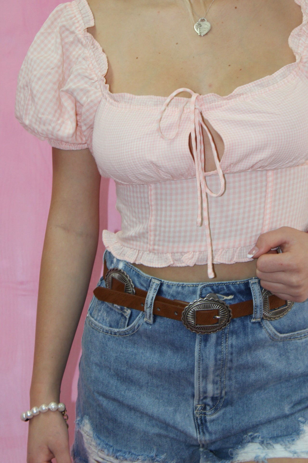 Gingham Top