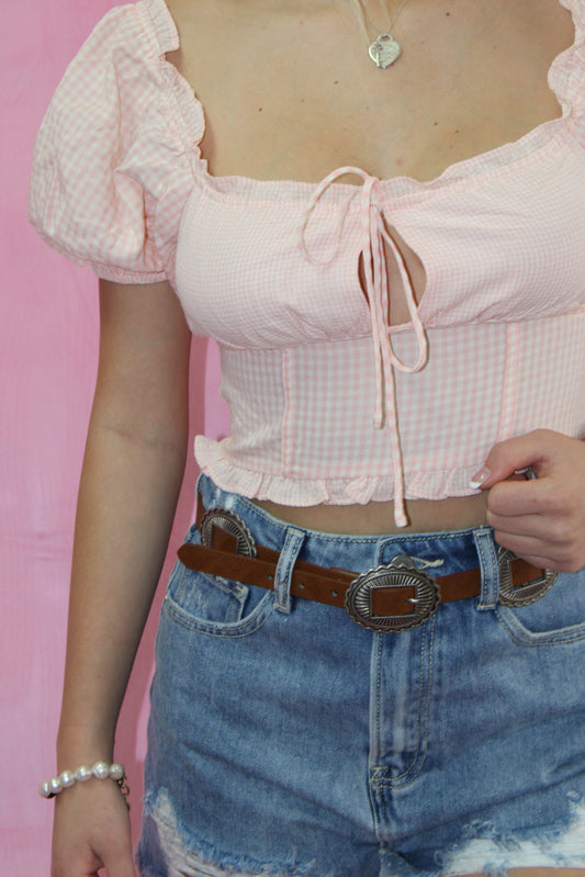 Gingham Top