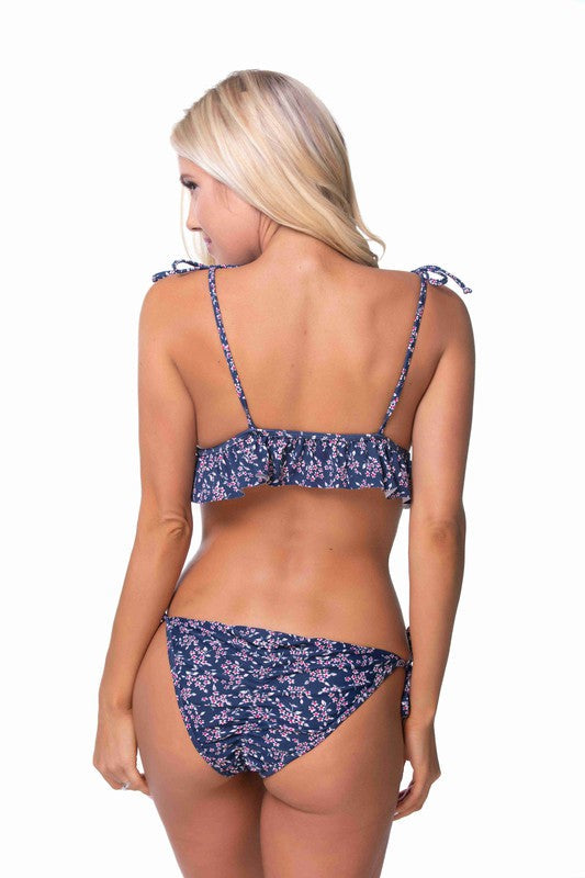 Ruffle Floral Bikini