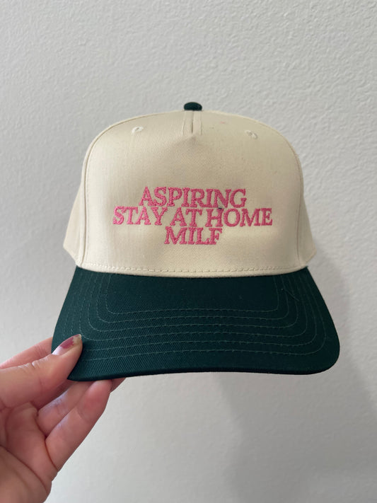 Aspiring stay at home MILF trucker hat