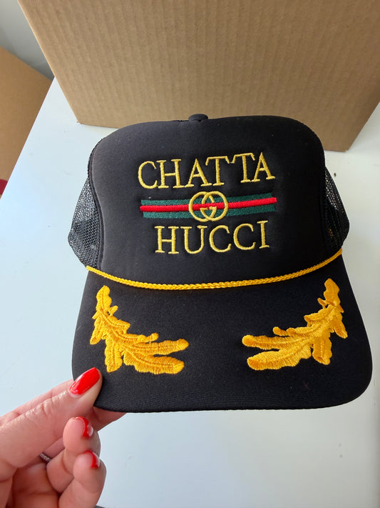 Chatta Hucci Embroidered Trucker Hat