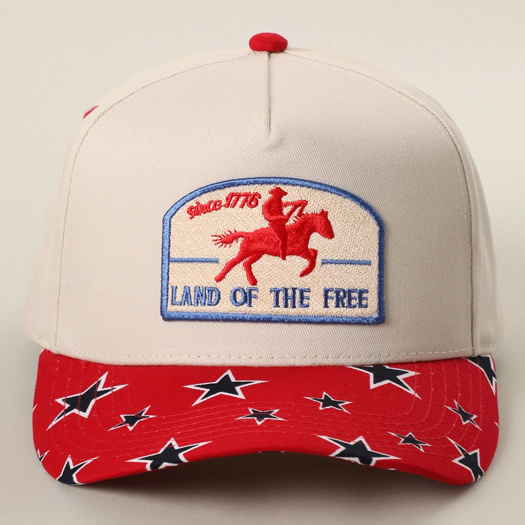 Land Of The Free Stars Trucker Hat