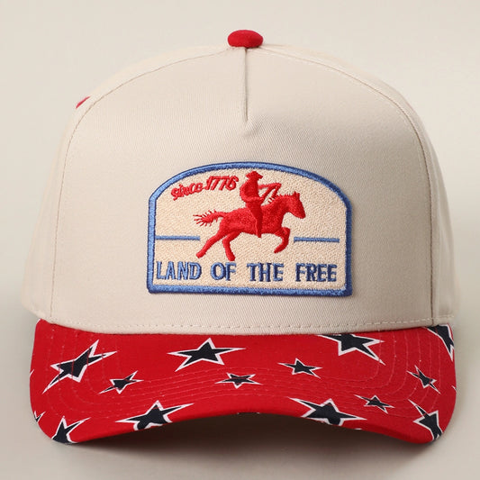 Land Of The Free Stars Trucker Hat