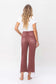 90's Vintage High Rise Crop Flare Jeans