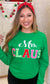 Soft Ideal Chenille Mrs. Claus Long Sleeve T-Shirt