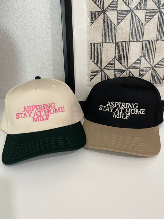 Aspiring stay at home MILF trucker hat