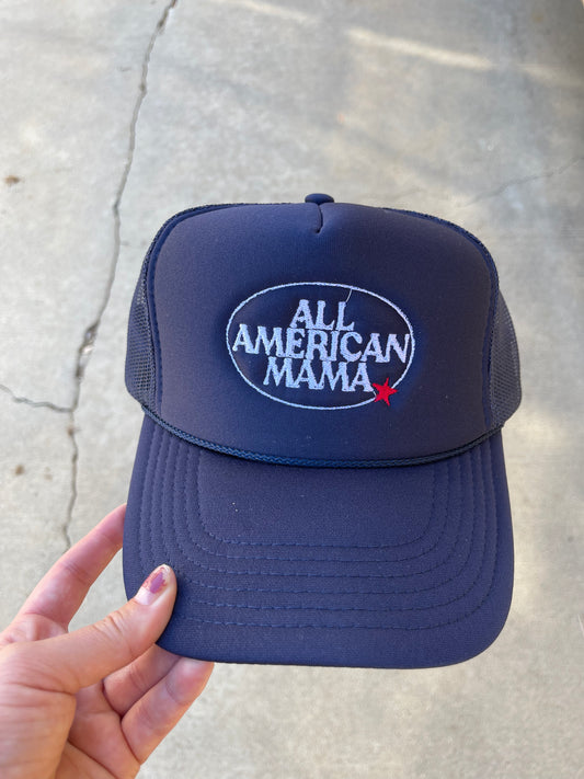 All american mama foam trucker hat