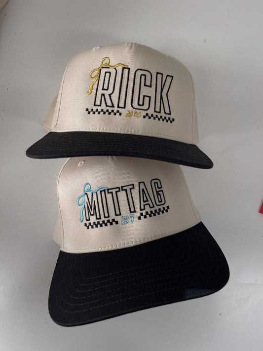 Custom Name & Number Hat