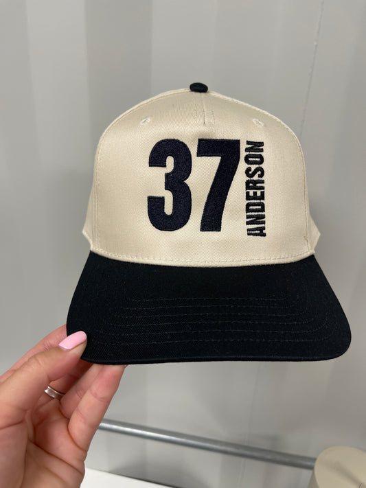 Custom Name & Number Hat
