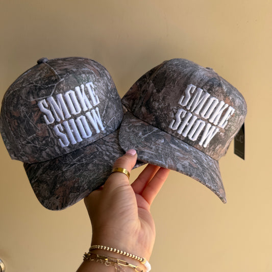 Smoke Show Camo Trucker Hat