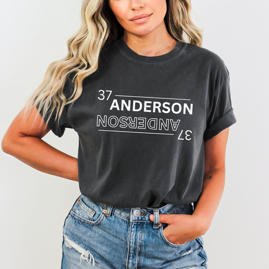 Custom Back On Top Tee