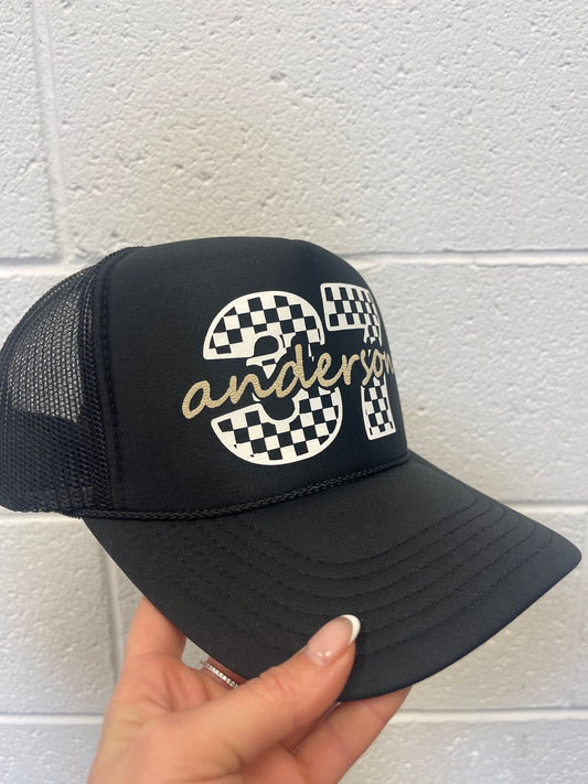 Custom Number & Name Hat