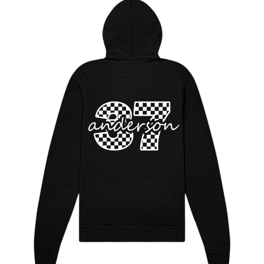 Custom Talladega Zip Up Hoodie