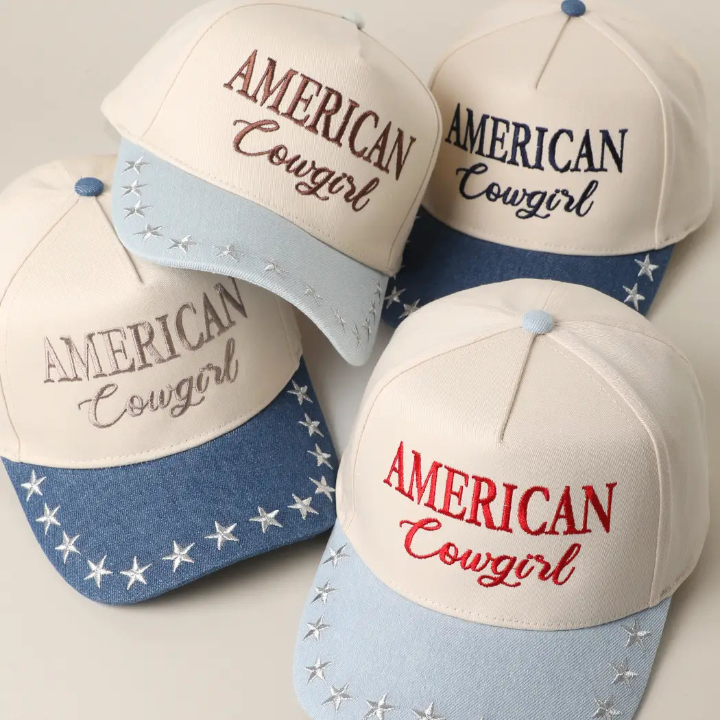 american cowgirl trucker hat