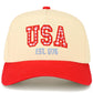 USA Gingham Trucker Hat
