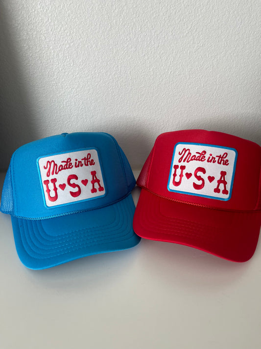 Made in the USA patch hat