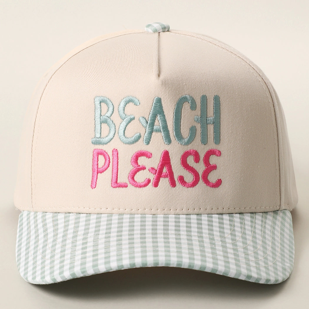 Beach Please Trucker Hat