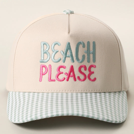 Beach Please Trucker Hat