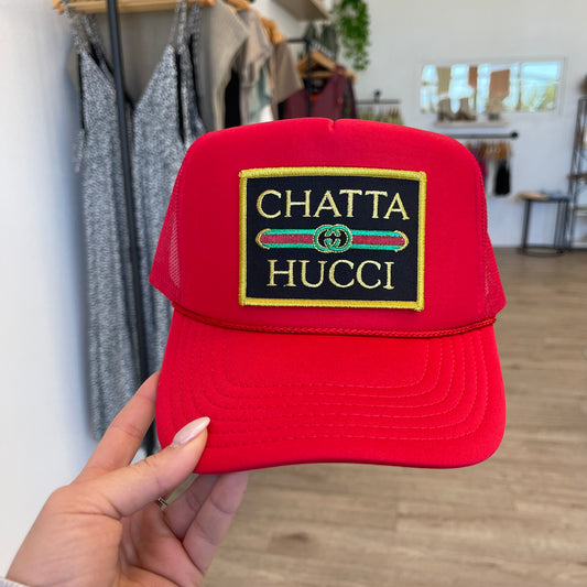 Chatta Hucci Patch Trucker Hat
