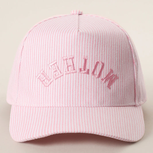 Striped Mother Trucker Hat