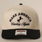 make america cowboy again trucker hat
