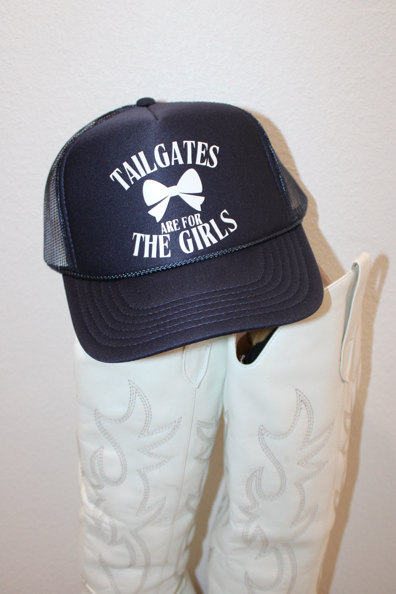 Tailgates are for the girls trucker hat