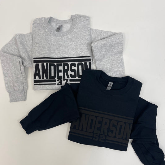 Custom Name & Number Puff Crew