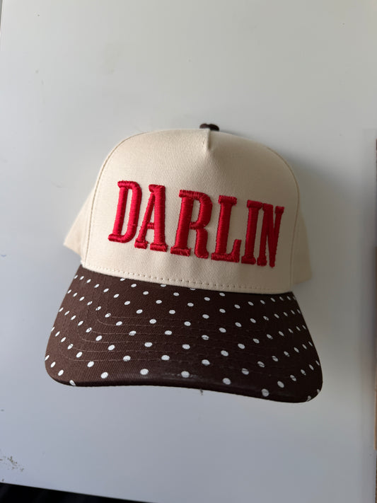 Darlin Polka Dot Trucker Hat