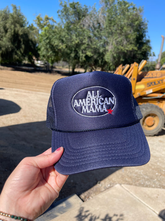 All american mama foam trucker hat