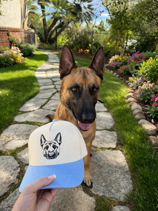 Custom dog portrait Trucker Hat