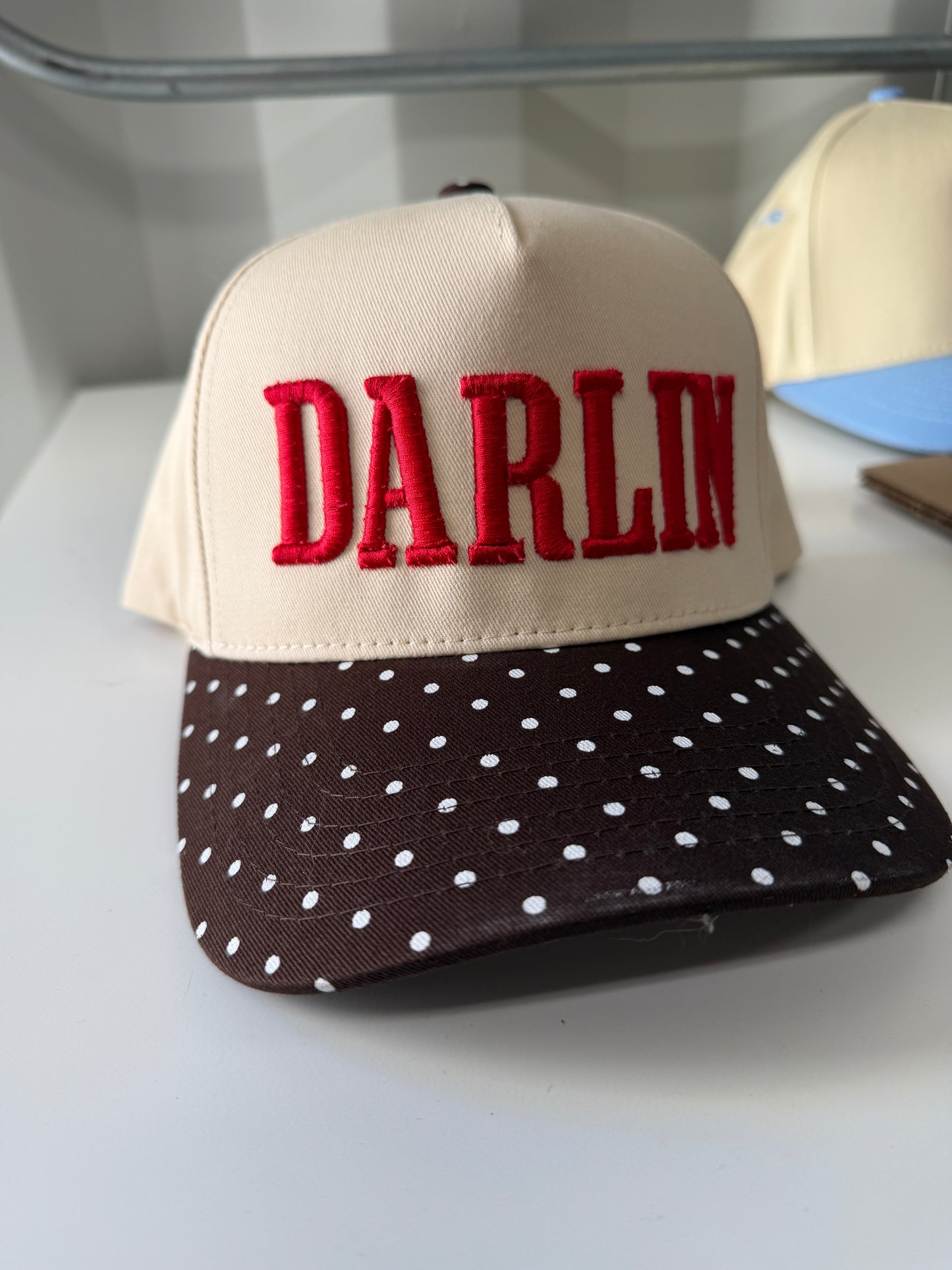 Darlin Polka Dot Trucker Hat