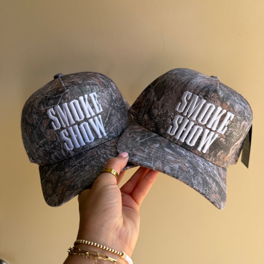 Smoke Show Camo Trucker Hat