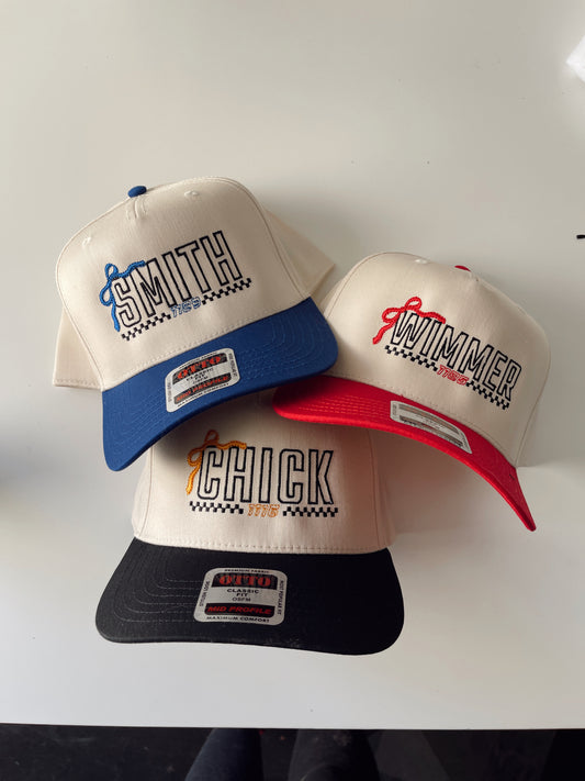 Custom Name & Number Hat