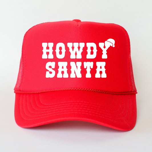 Howdy Santa Trucker Hat