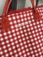 Custom Gingham Tote
