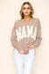 Mama Ribbed Sweater