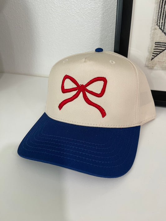 Patriotic Bow trucker hat