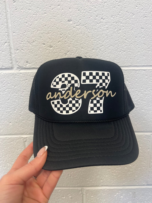 Custom Number & Name Hat