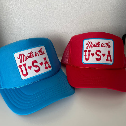 Made in the USA patch hat
