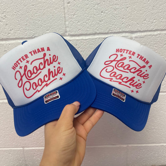 Hotter than a hoochie coochie trucker hat
