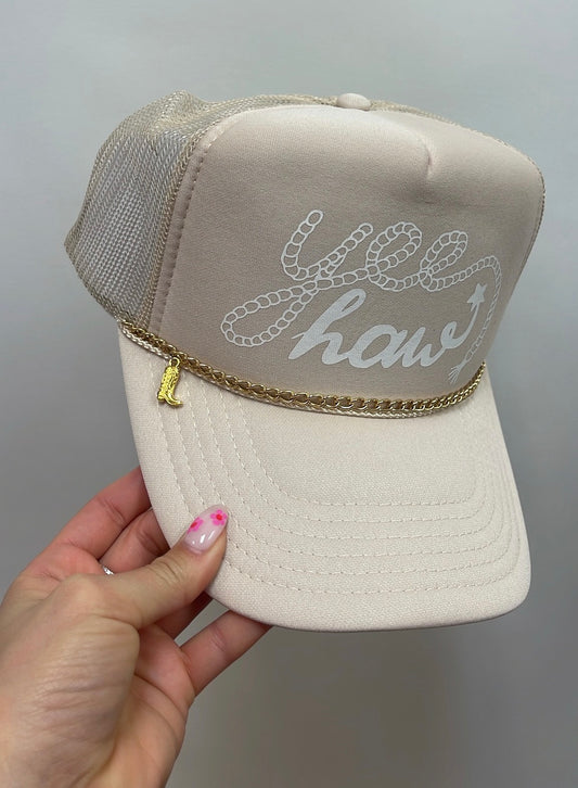 Yee Haw Charm Trucker Hat