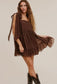 Chiffon Babydoll Mini Dress